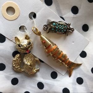 SOLD 3 vintage charms